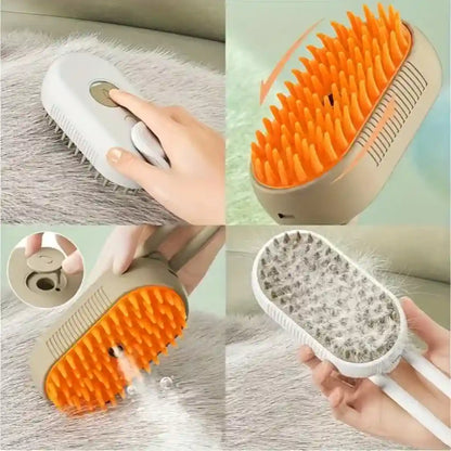 Pet Shine - Cepillo Con Vapor Para Mascotas