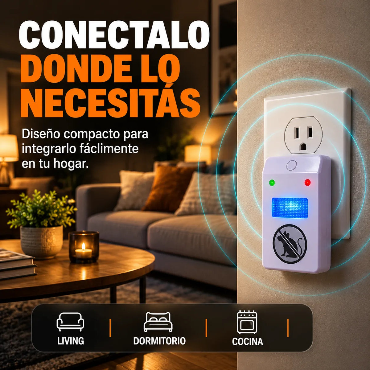 Repelente Ultrasónico - Pest Repelling™