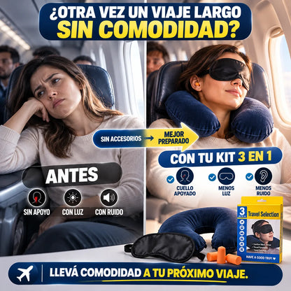 Kit para viajes - Travel Selection 3 en 1