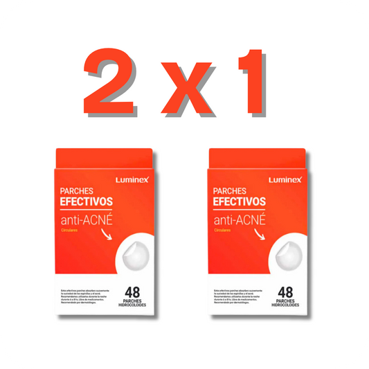Pack de 48 Parches Anti-Acne Circulares 2X1 | Luminex